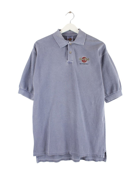 Hard Rock Cafe 90s Vintage San Francisco Polo Grau M