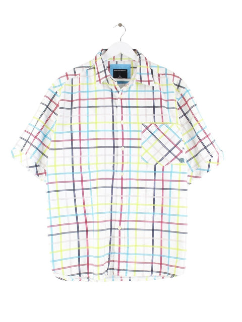 Roca Wear y2k Kurzarm Hemd Weiß XL