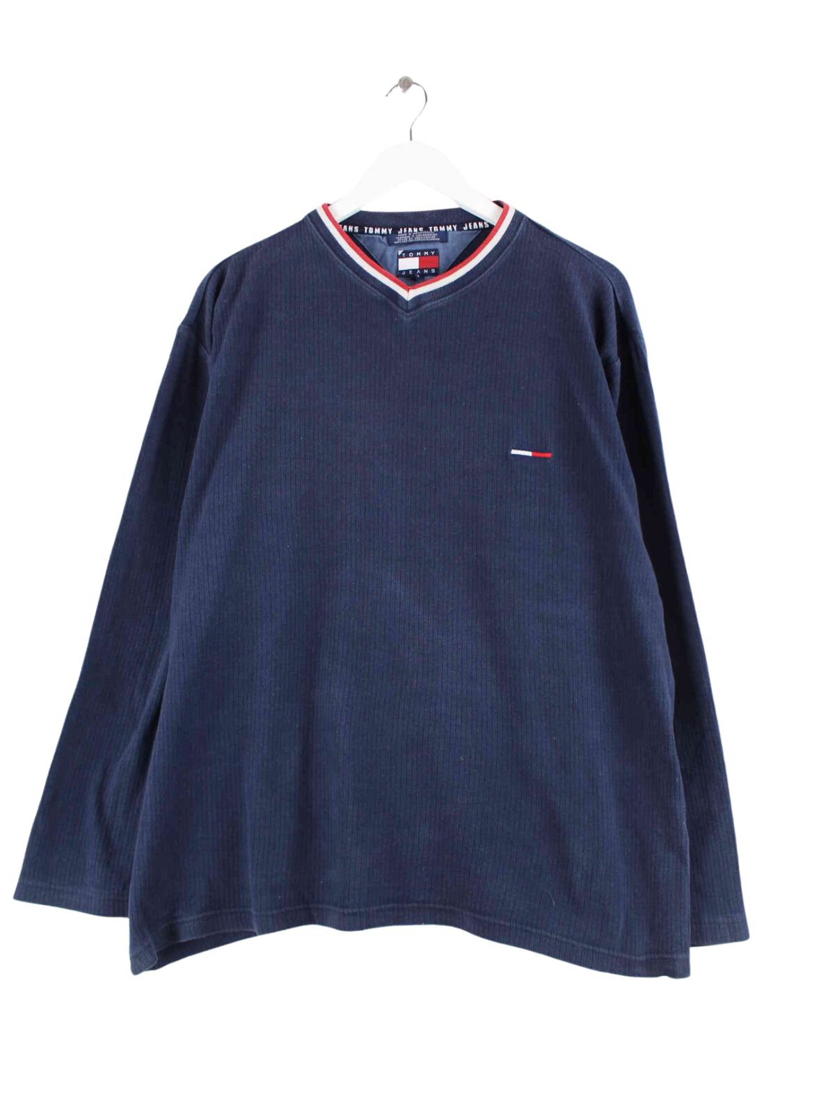 Tommy Hilfiger y2k V-Neck Sweater Blau M (front image)