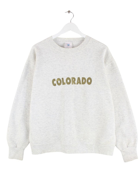 Delta Damen 00s Colorado Sweater Grau L