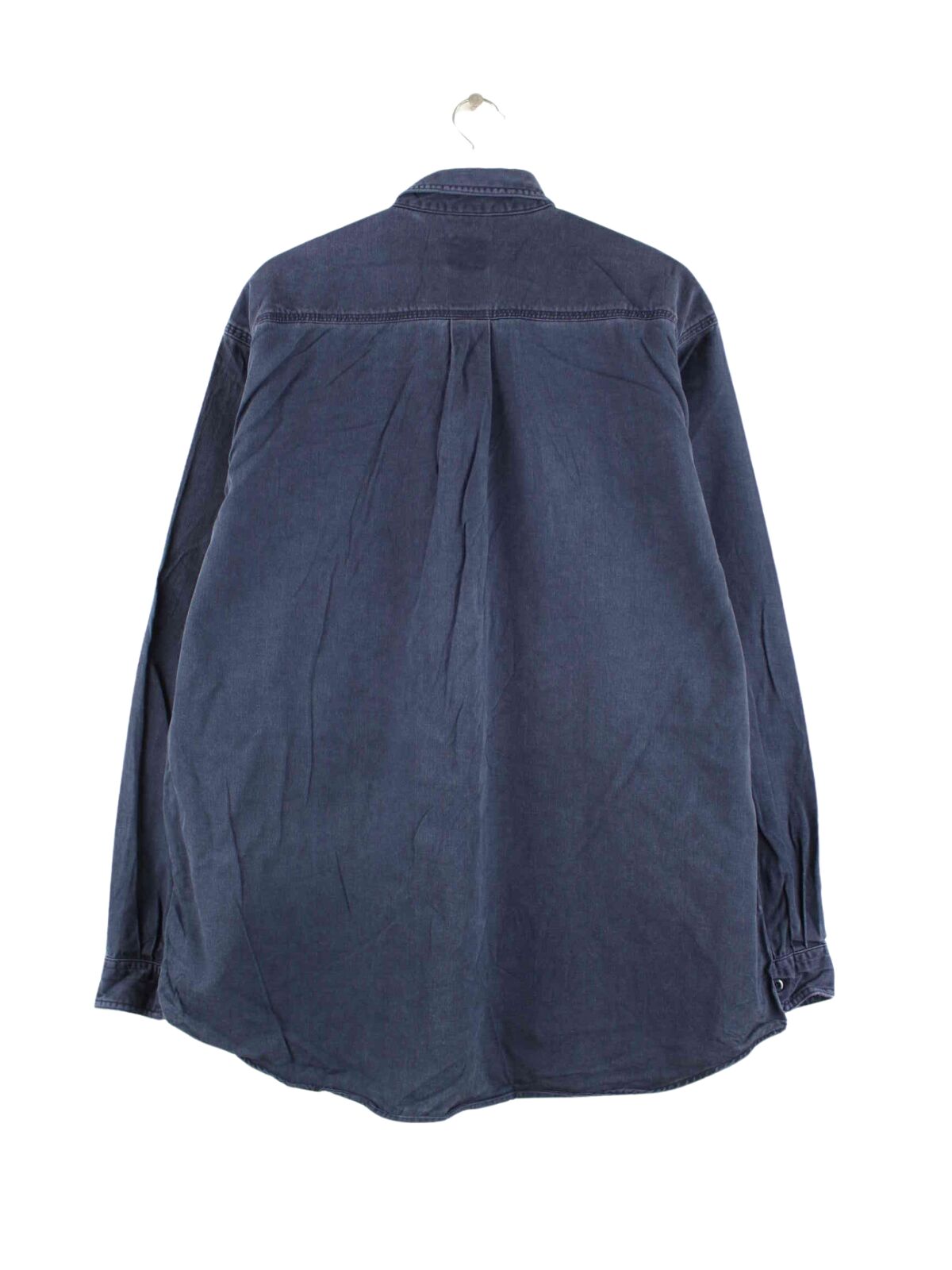 Carhartt y2k Embroidered Hemd Blau XXL (back image)