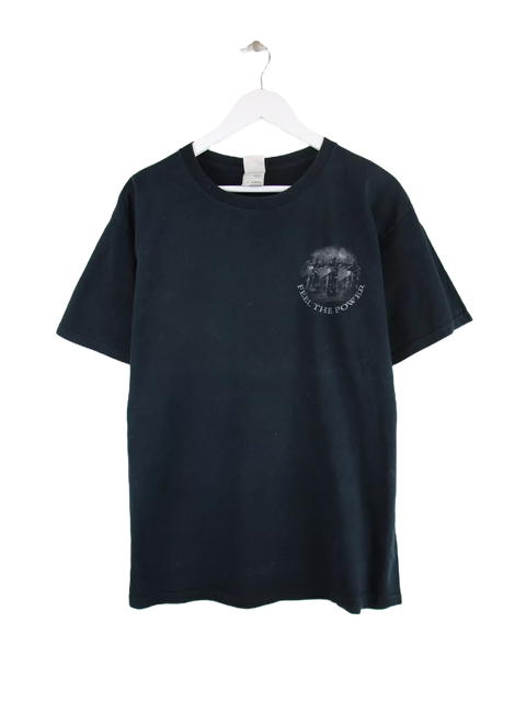 Fruit of the Loom Road Hog Motorcycle Print T-Shirt Noir L