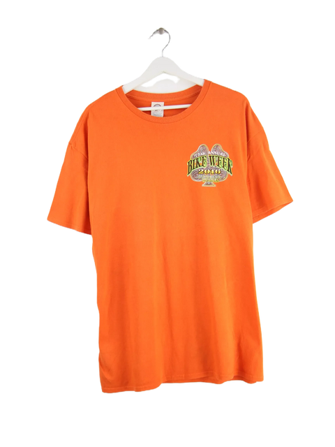 Delta 2016 Daytona Beach Bike Week T-Shirt Orange XL