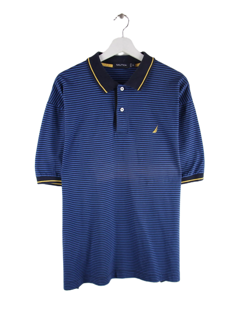 Nautica Stripe Polo Blau XL