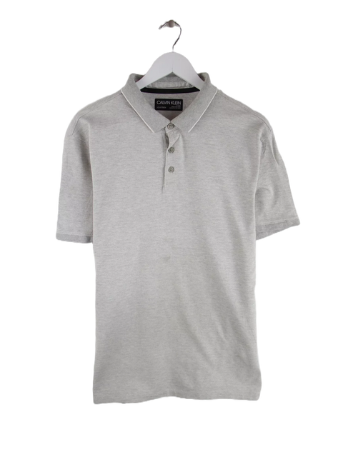 Calvin Klein LIQUIDTOUCH Polo Grau XL