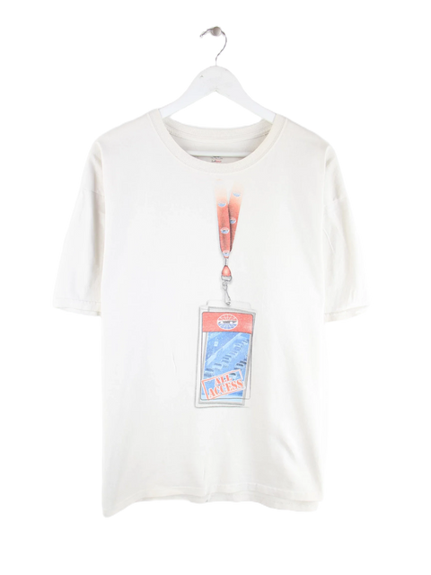 Fruit of the Loom 2009 Race Tour Print T-Shirt Weiß XL