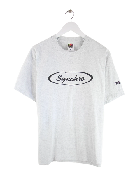 Fruit of the Loom 1997 Vintage Synchro Print Single Stitch T-Shirt Grau XL