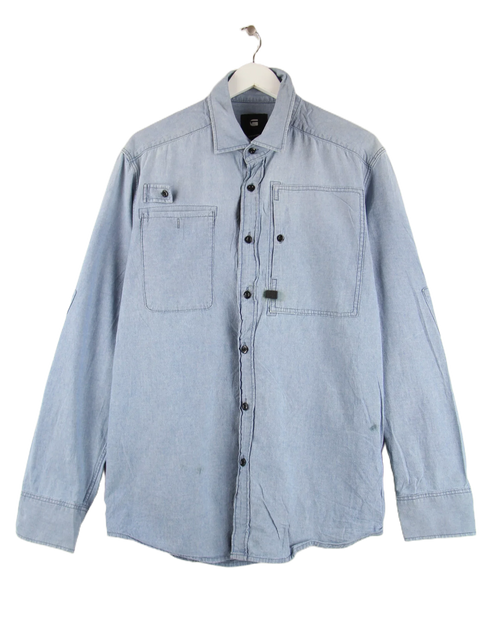 G-Star Workwear Jeans Freizeit Hemd Blau XL