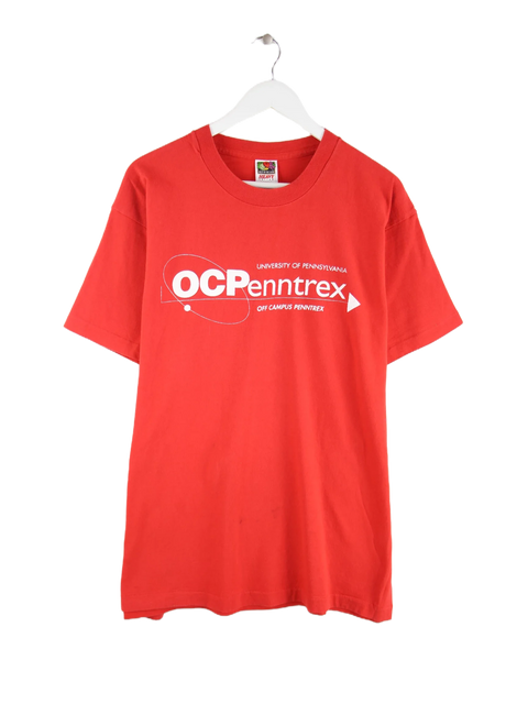 Fruit of the Loom 90s Vintage University Of Pennsylvania Print T-Shirt Rot XL