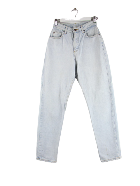 Lee 90s Vintage High Waist Tapered Damen Jeans Blau W28 L29