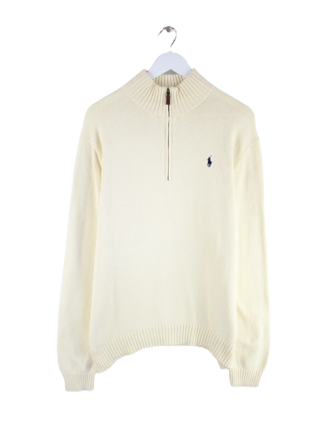 Ralph Lauren Half Zip Pullover Beige XL
