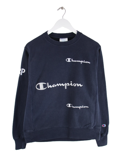 Champion Reverse Weave Sweater Blau S
