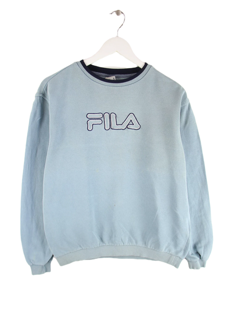 Fila 00s Big Logo Damen Sweater Blau L