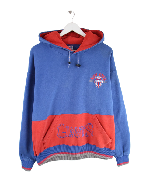 The Game 90s Vintage NFL New York Giants Hoodie Blau L