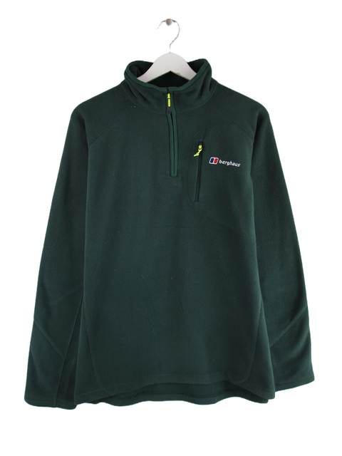 Berghaus NHL Chicago Blackhawks Patch Half Zip Fleece Sweater Grün XL
