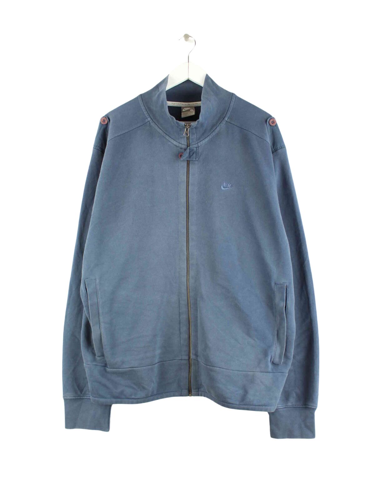 Nike y2k Print Sweatjacke Blau XL (front image)