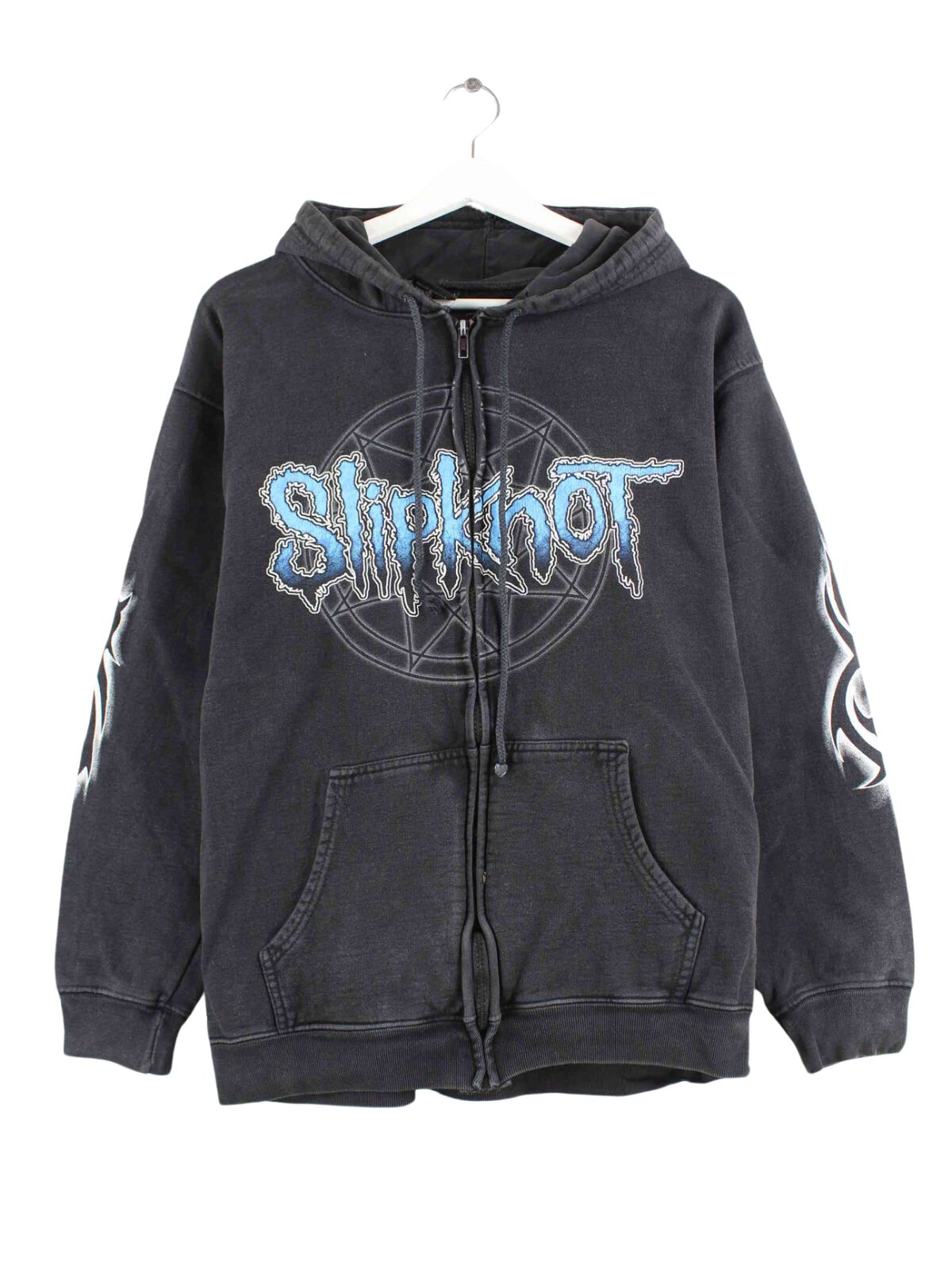 Slipknot 90s~00s 激レア フーディ XL Y2k grunge Vintage y2k Slipknot Print Zip Hoodie Black XS – Peeces