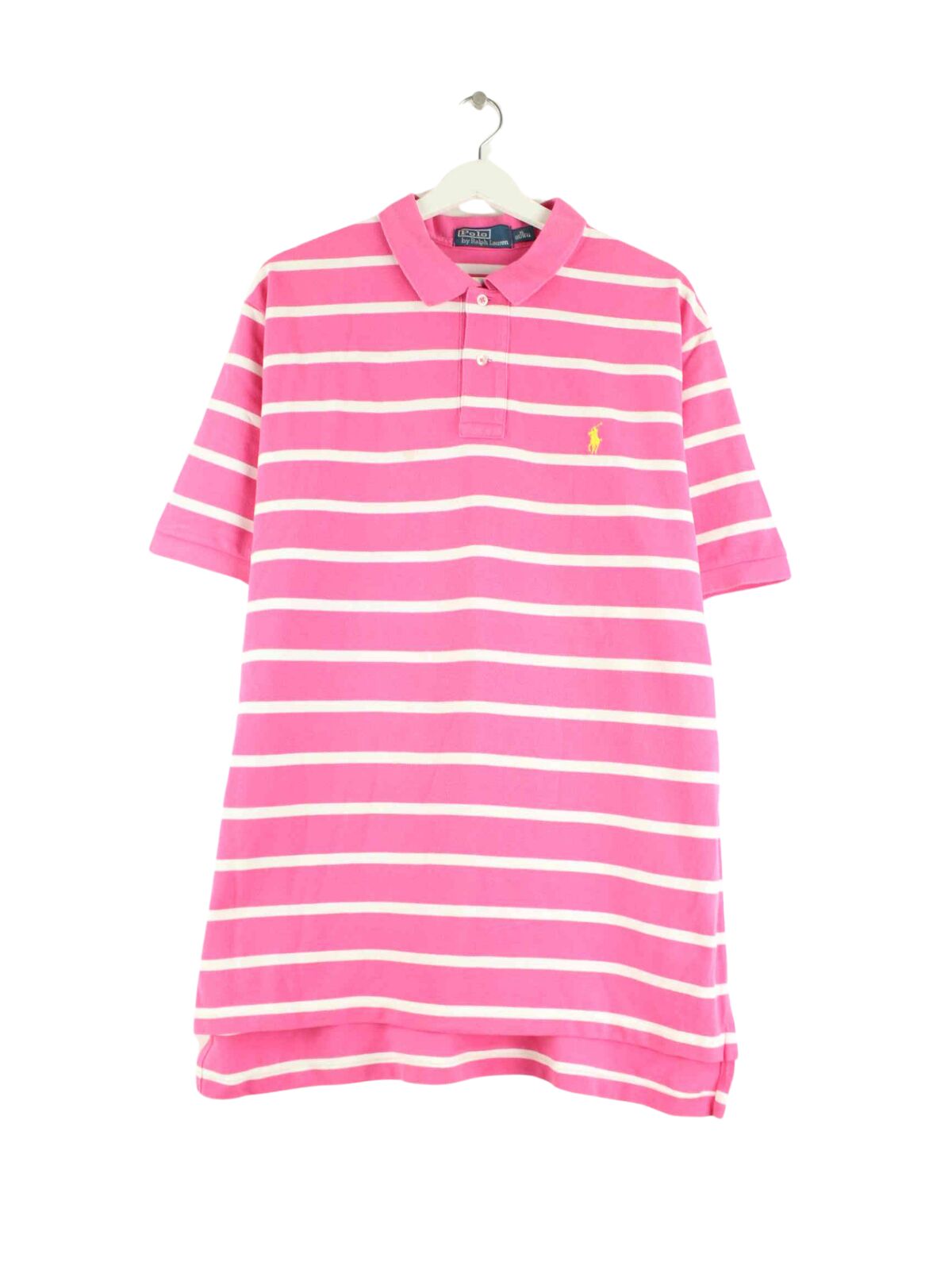 Ralph Lauren 90s Vintage Polo Pink XL (front image)