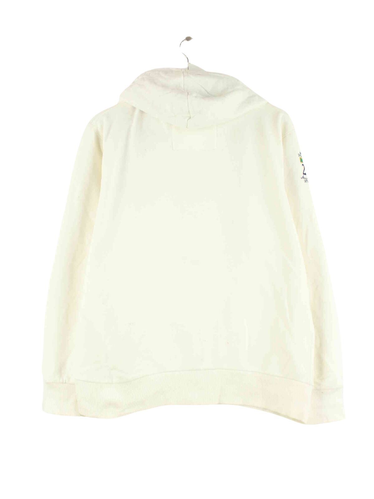 Vintage y2k Embroidered Hoodie Weiß XL (back image)