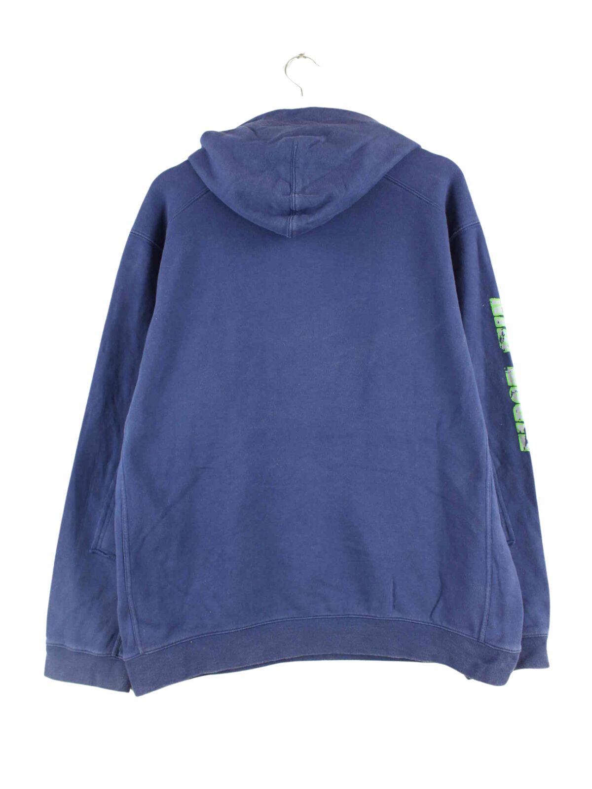 Looney Tunes y2k Bugs Bunny Racing Print Hoodie Blau (back image)