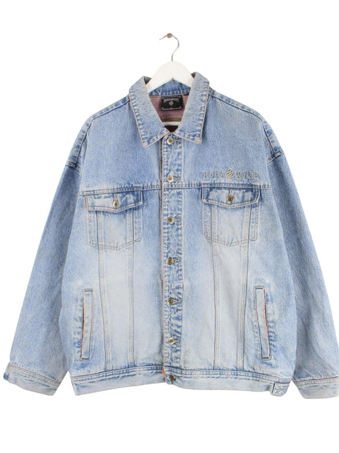 Roca Wear y2k Jeans Jacke Blau XXL