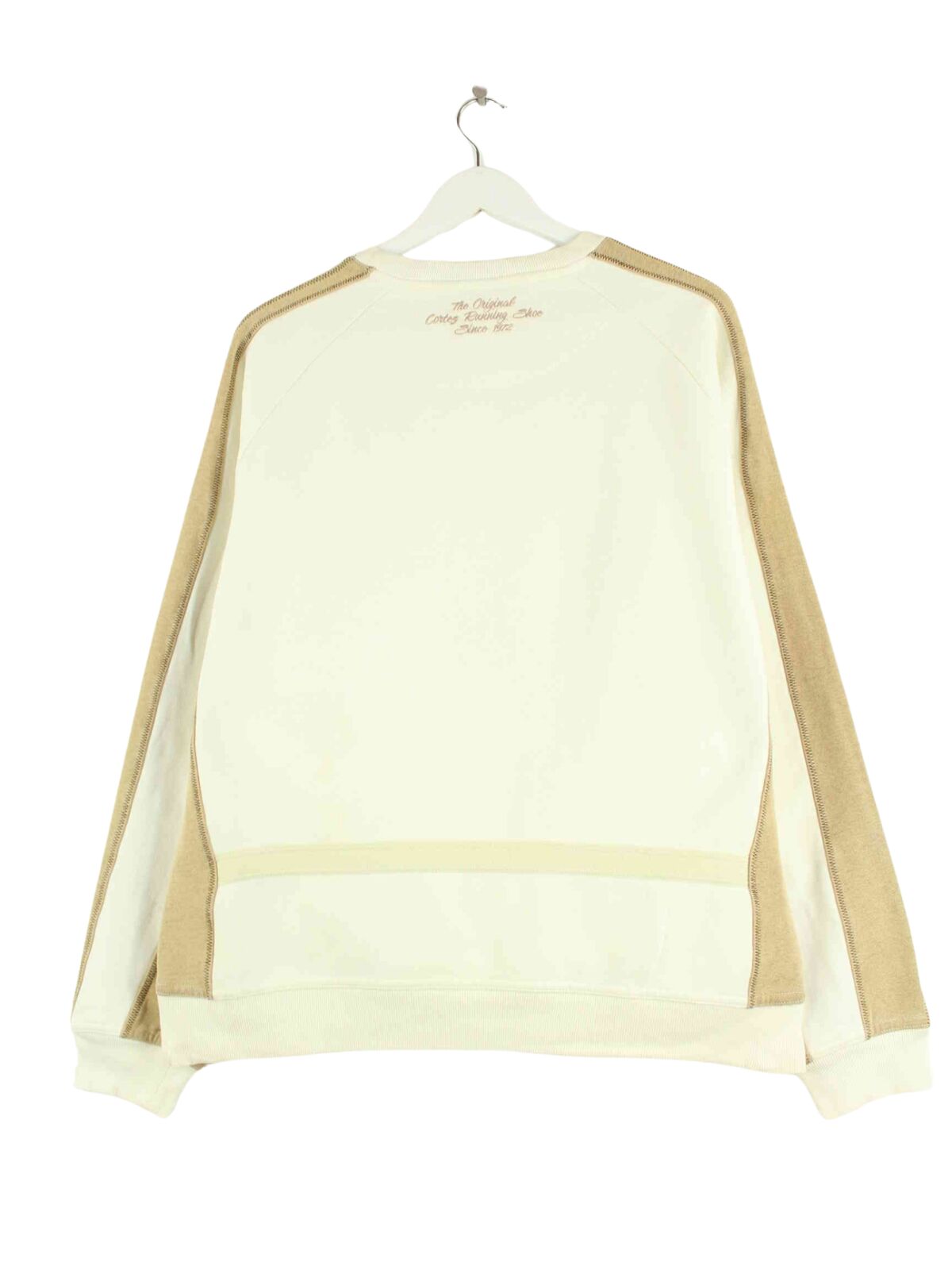 Nike y2k Athle71c Sweater Beige M (back image)