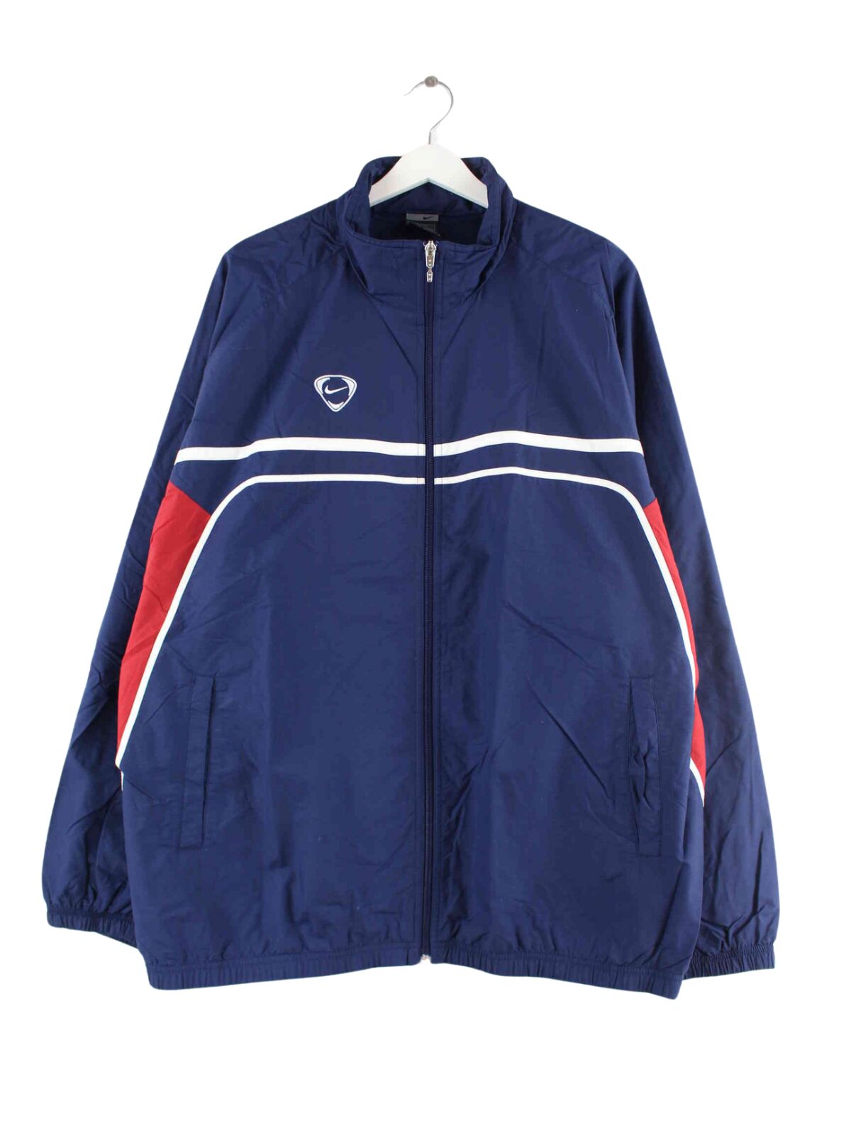 Nike y2k Embroidered Trainingsjacke Blau XXL (front image)