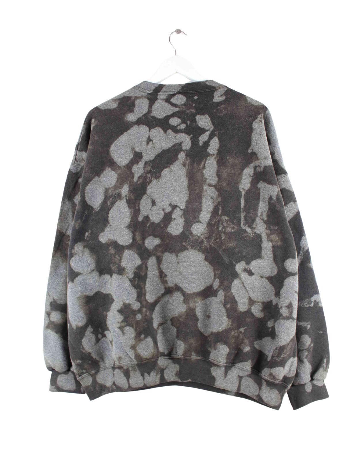 Lee 90s Vintage Heavyweight Embroidered Tie Dye Sweater Grau XL (back image)