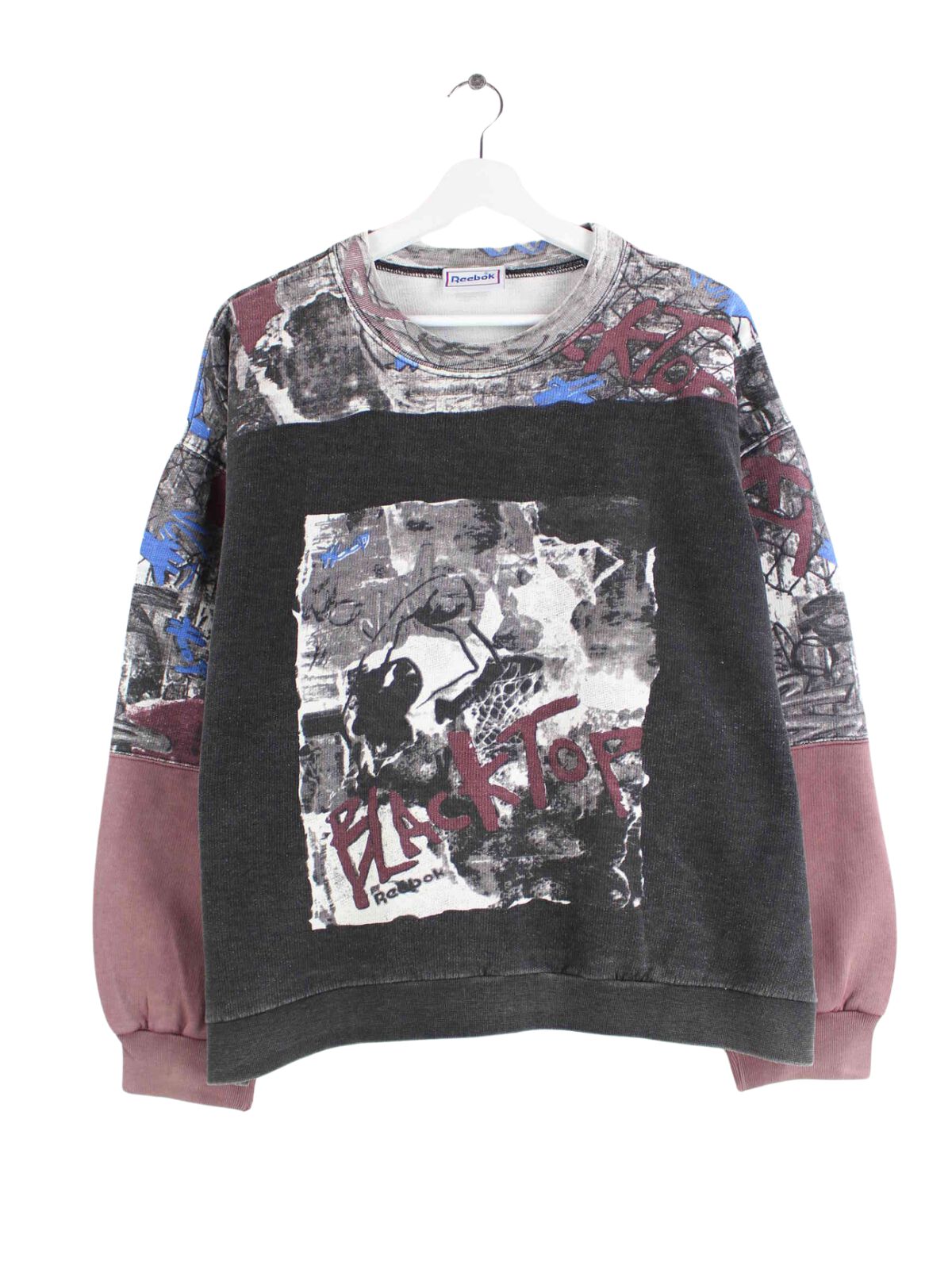 Reebok y2k Blacktop Print Sweater Mehrfarbig M (front image)