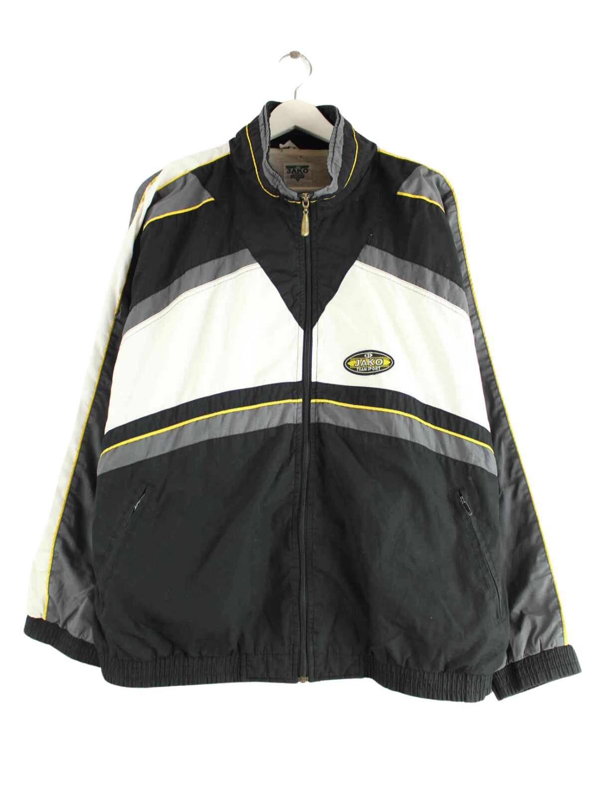 Jako 90s Vintage Trainingsjacke Schwarz L (front image)