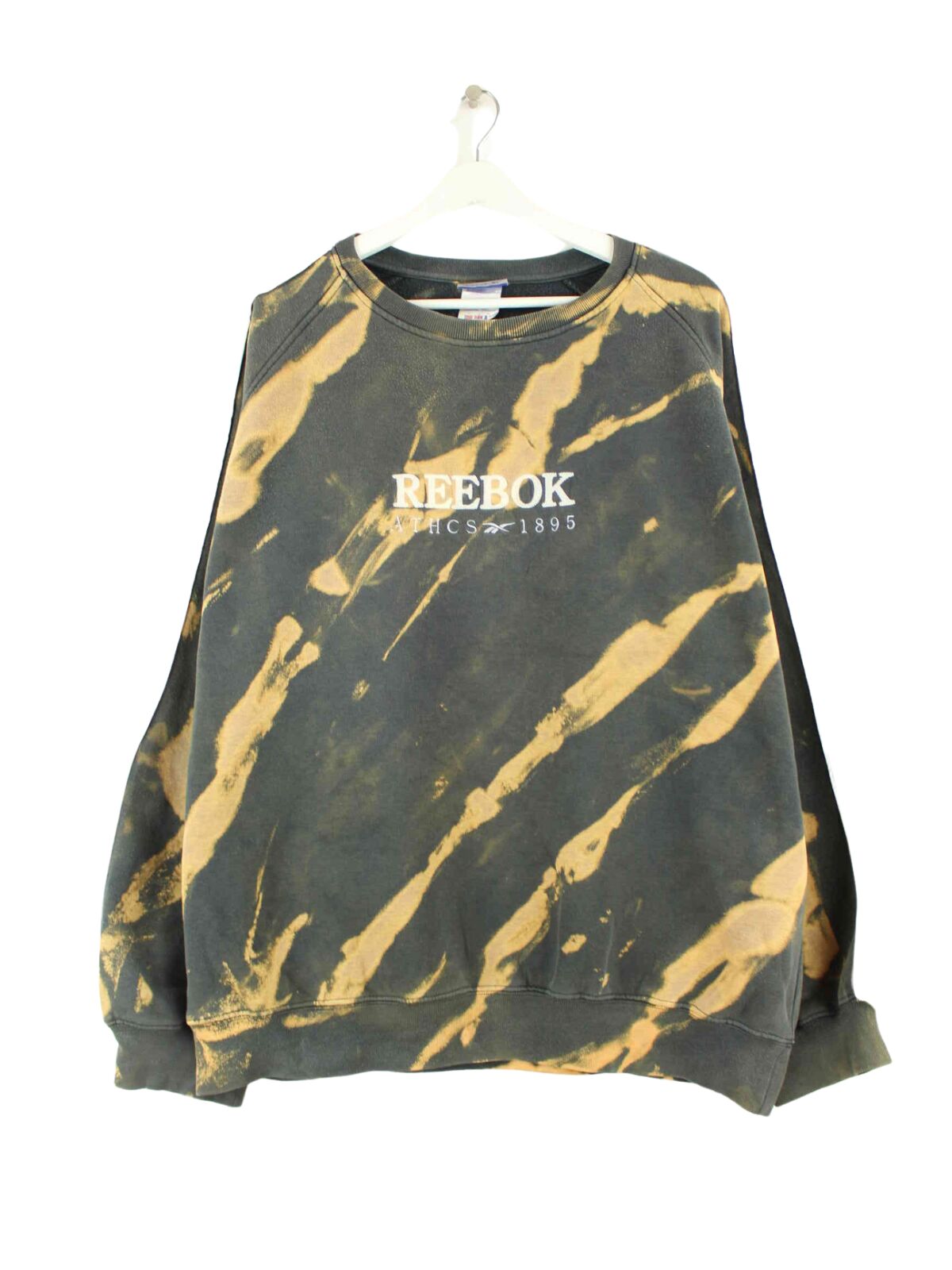 Reebok y2k Embroidered Tie Dye Sweater Grau XL (front image)