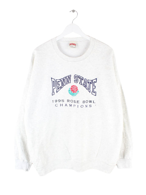 Nutmeg 1995 Vintage Rose Bowl Penn State Sweater Grau XL