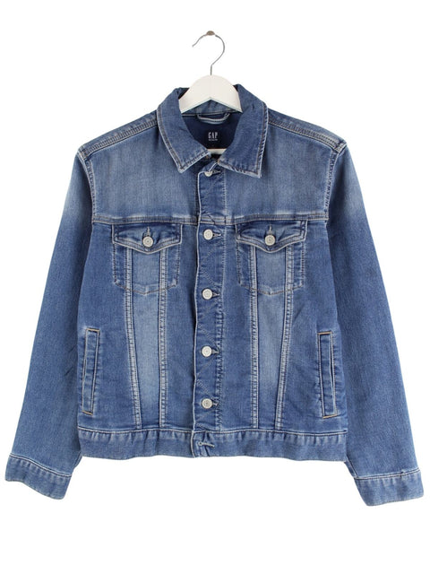 GAP Damen Jeans Jacke Blau M