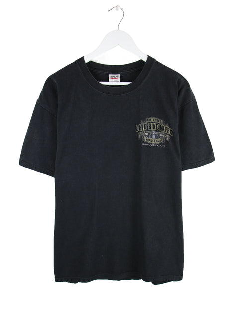 Anvil 2009 Ohio Bike Week Rally Print T-Shirt Schwarz XL
