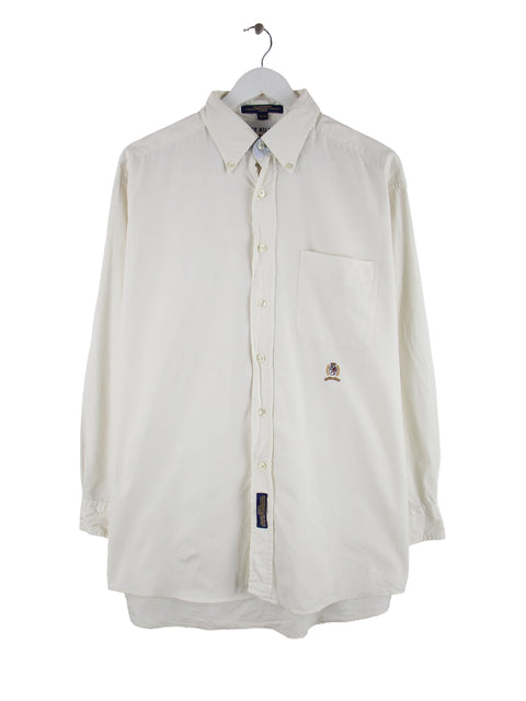 Tommy Hilfiger 90s Vintage Hemd Weiß XXL