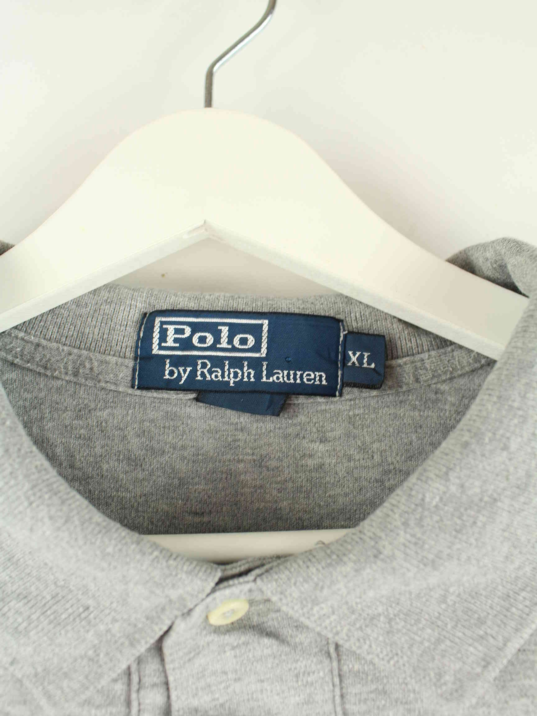 Ralph Lauren Langarm Polo Grau XL (detail image 2)