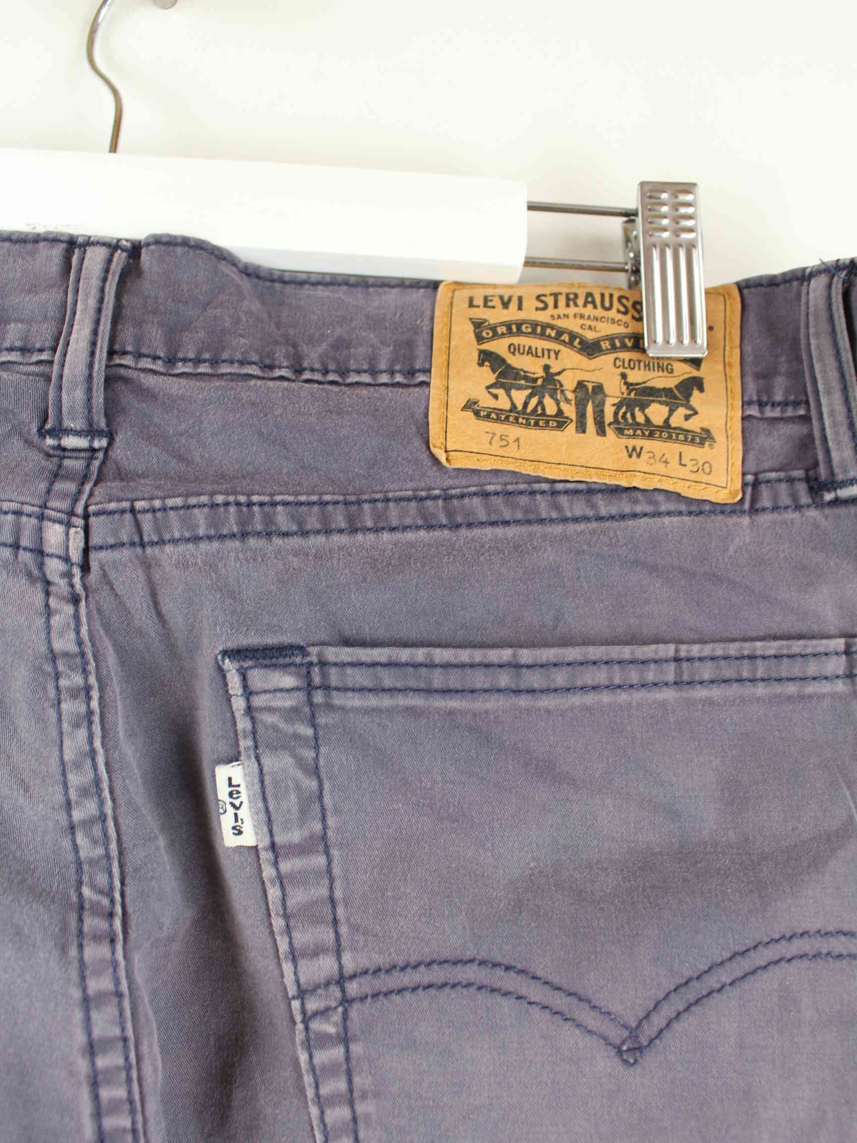 Levi's 751 White Tab Hose Blau W34 L30 (detail image 3)