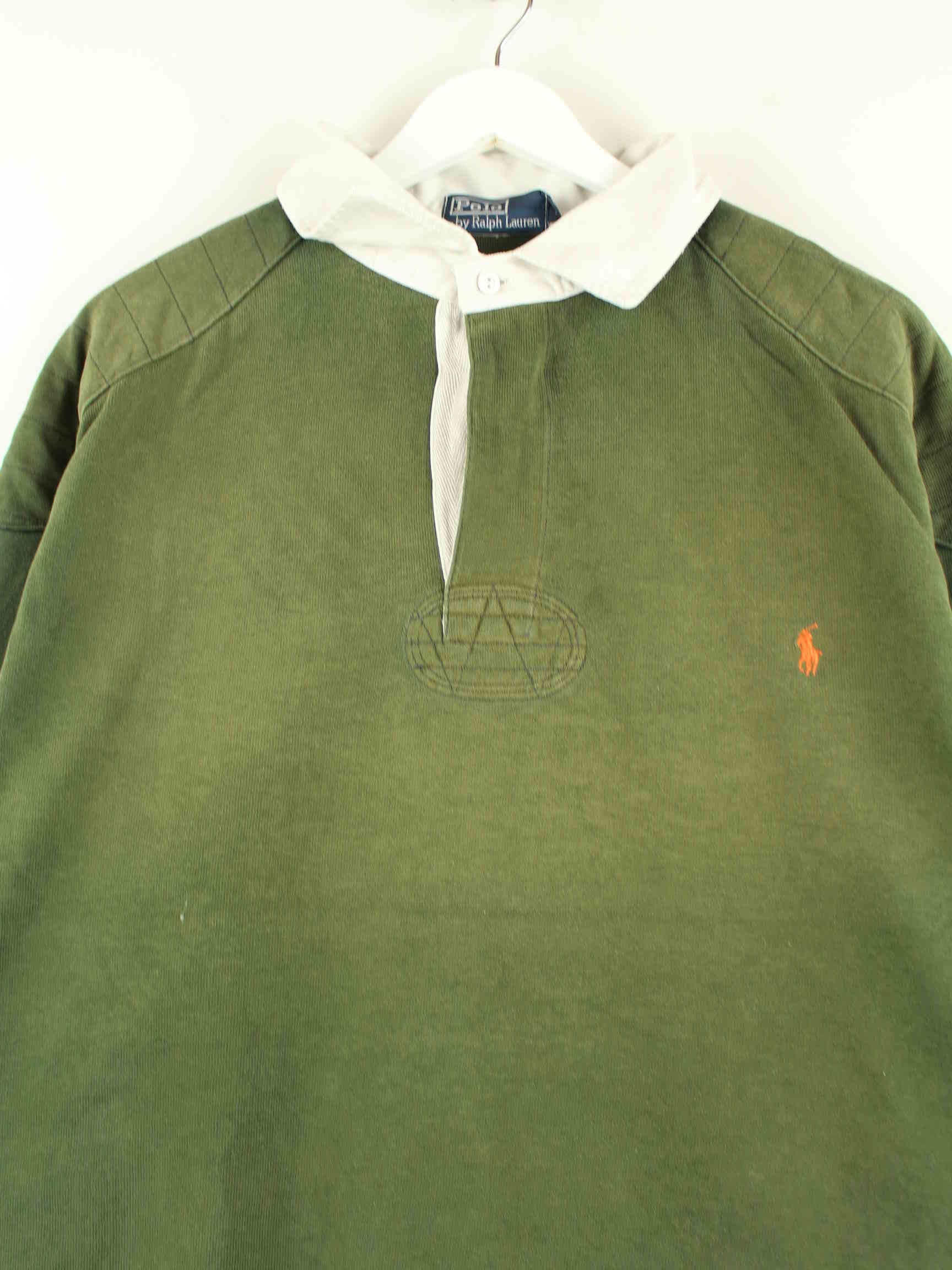 Ralph Lauren 90s Vintage Polo Sweater Grün XL (detail image 1)