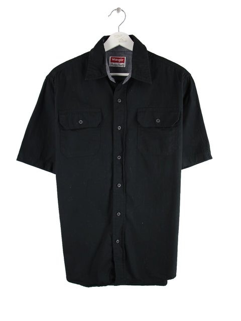 Wrangler 00s Kurzarm Hemd Schwarz S