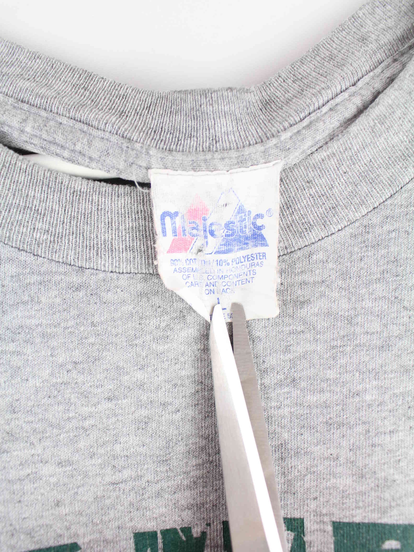 Majestic 90s Vintage G Packers Print T-Shirt Grau XL (detail image 2)