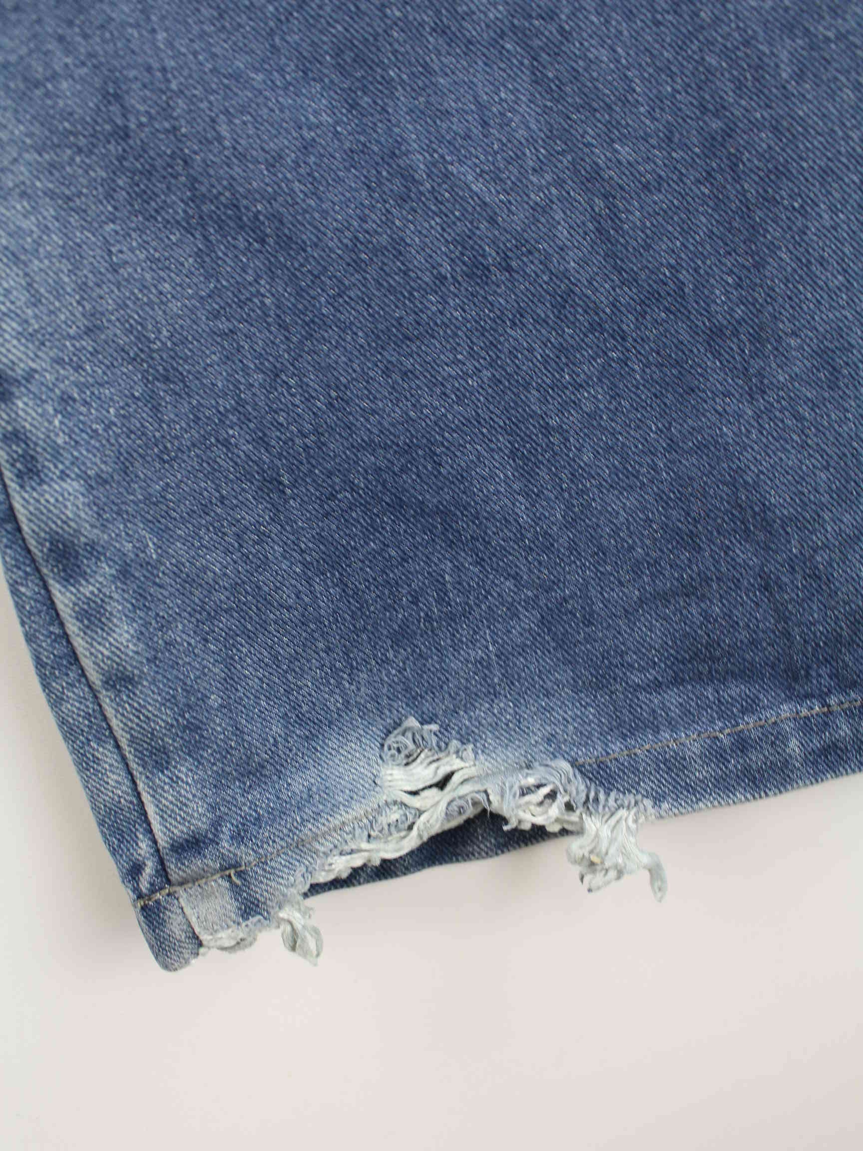 Vintage y2k Embroidered Carpenter Jeans Blau (detail image 4)