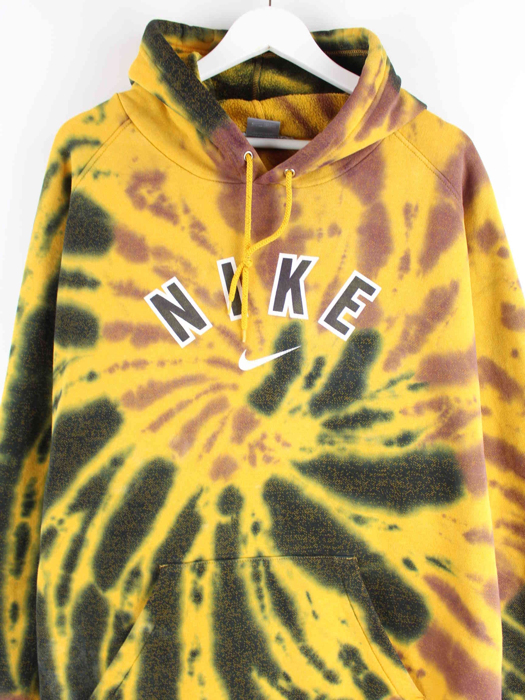 Nike y2k Print Tie Dye Hoodie Gelb XXL (detail image 1)