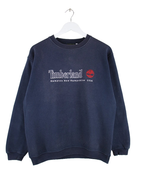 Timberland 00s Big Logo Sweater Blau M