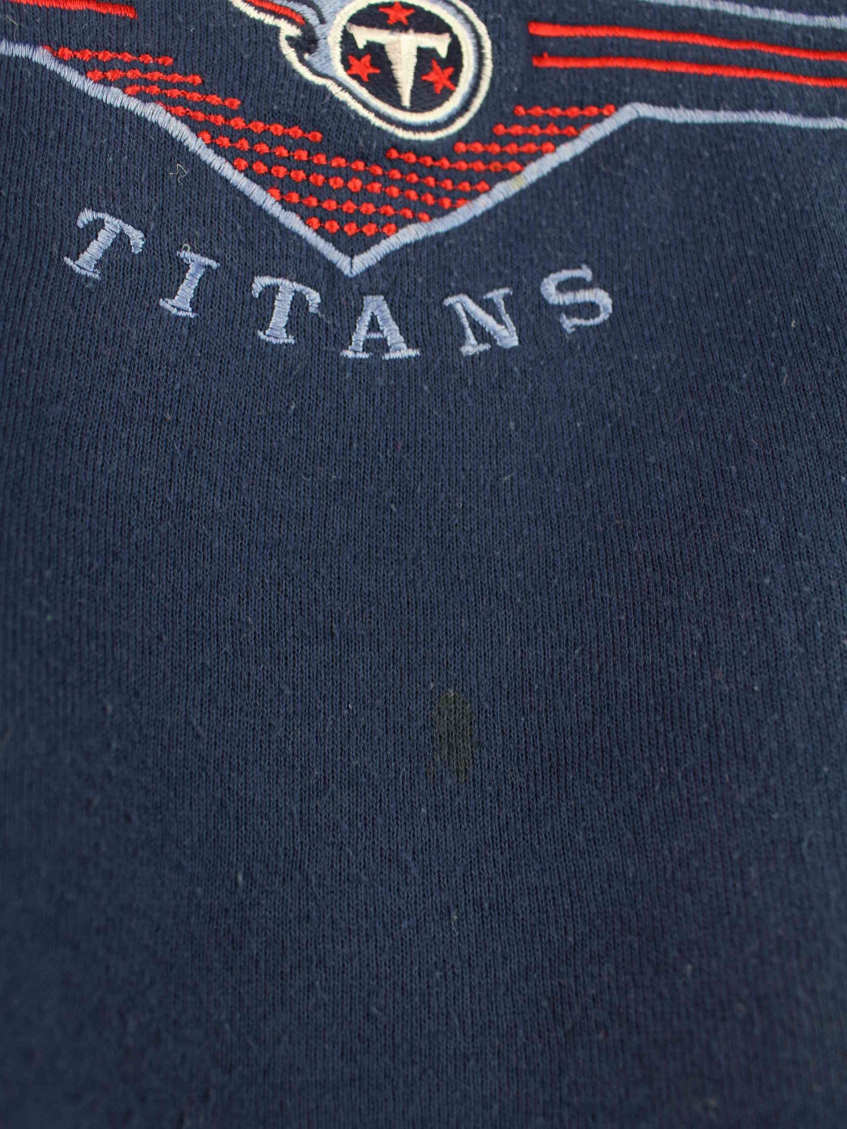 Logo Athletic 00s Tennessee Titans Embroidered Sweater Blau XXL (detail image 3)