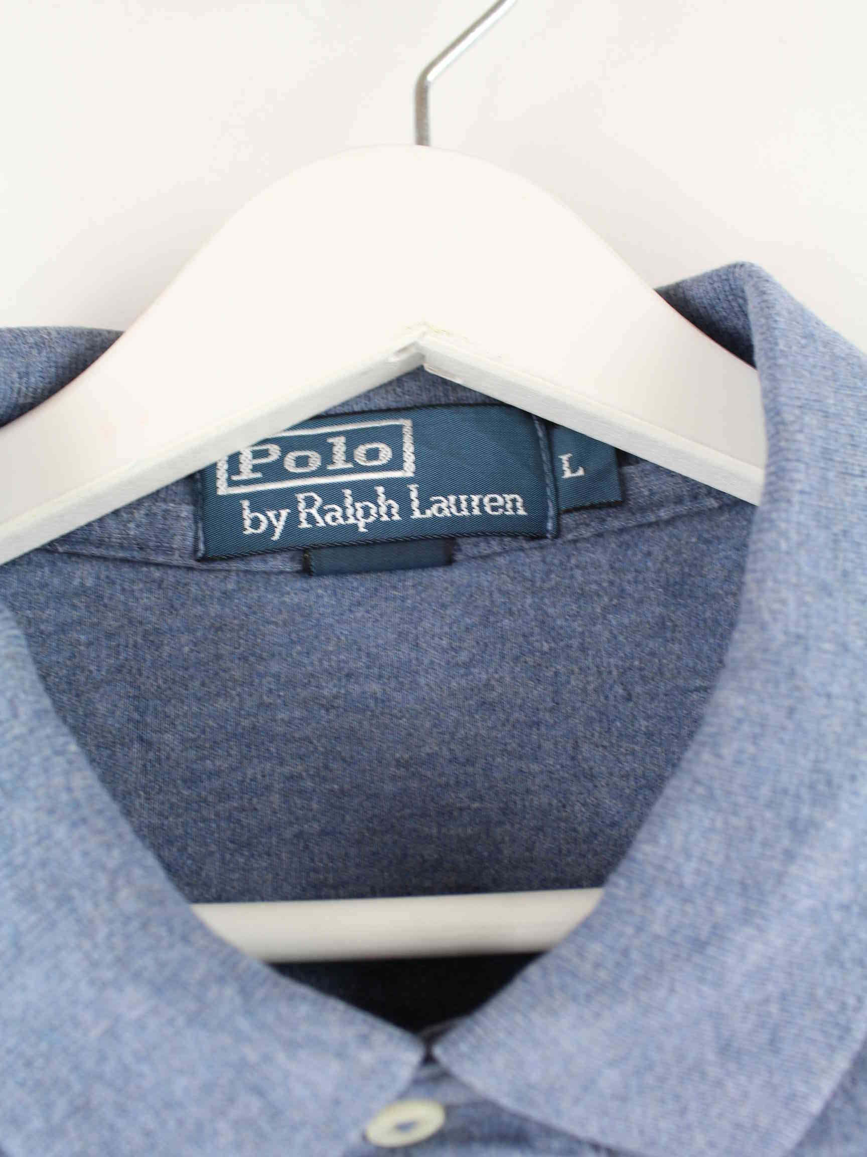 Ralph Lauren y2k Basic Polo Blau L (detail image 2)