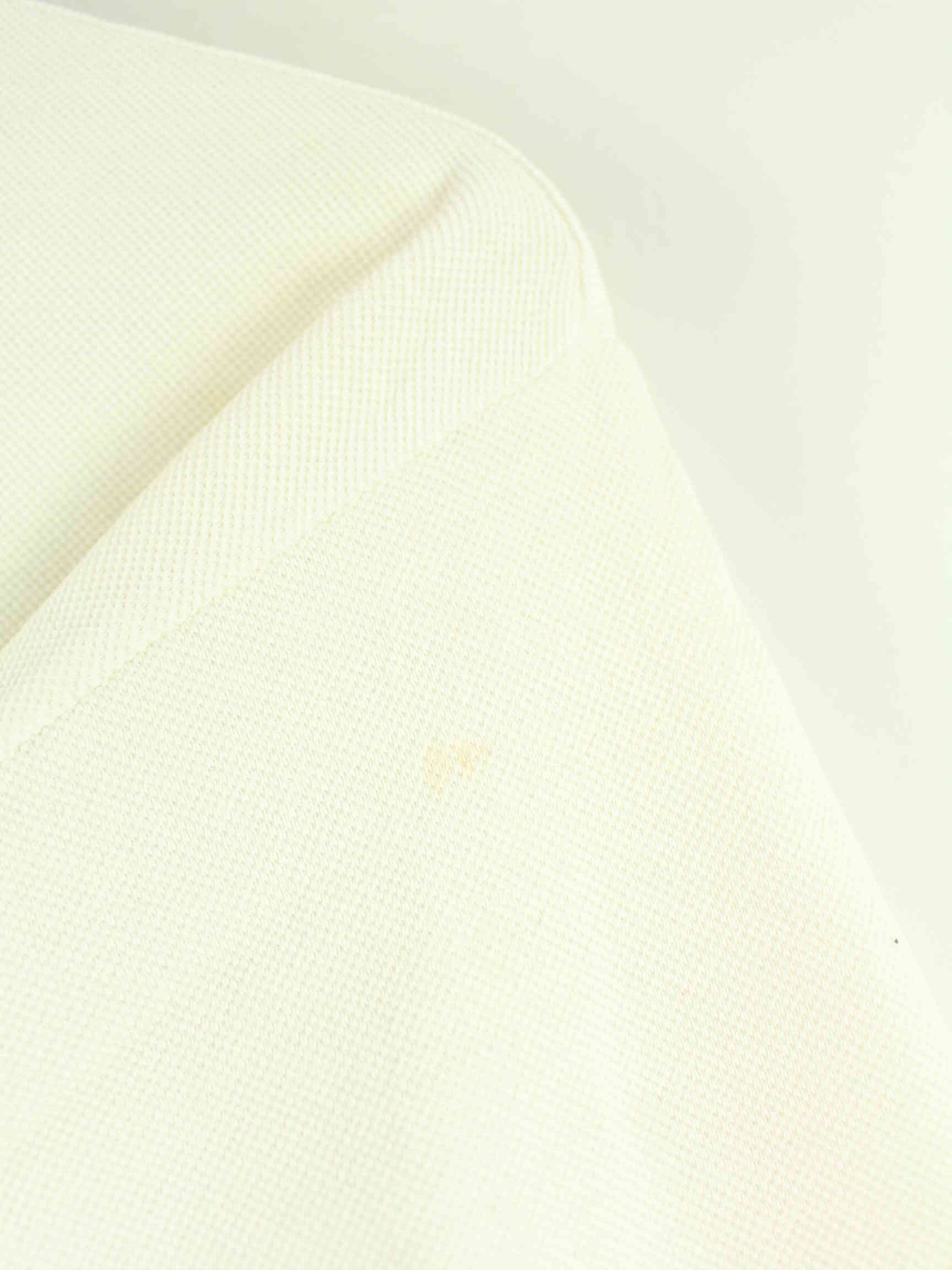 Lacoste 90s Vintage Polo Sweater Beige M (detail image 3)