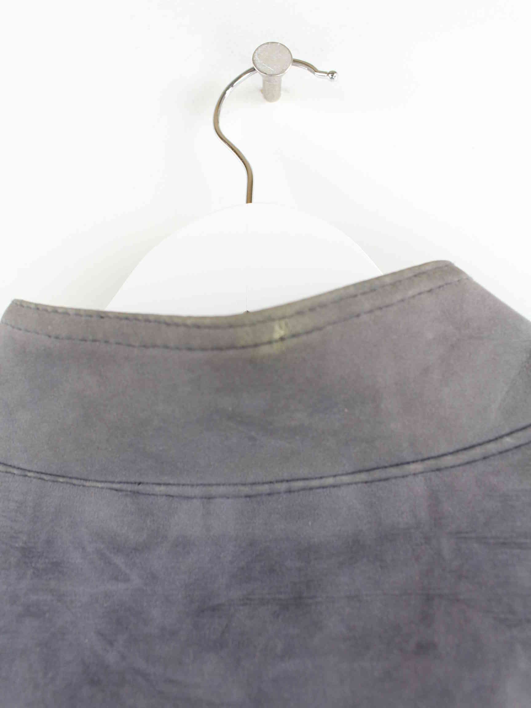 Pervin & Co Leder Bomber Jacke Grau XL (detail image 4)