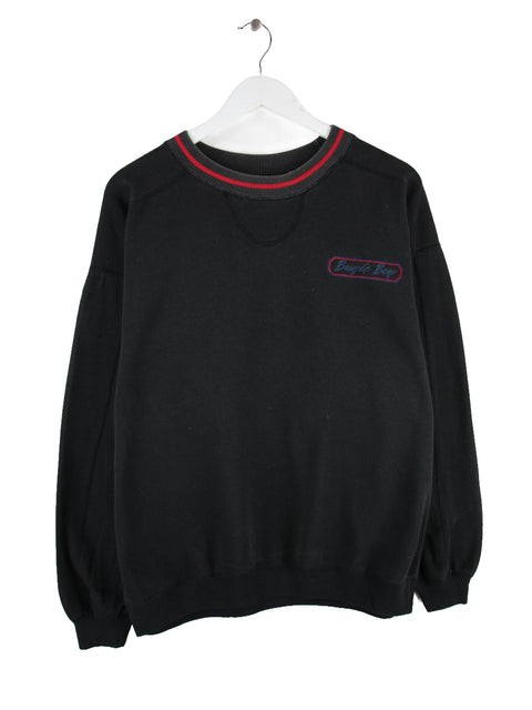 Bugle Boy 90s Vintage Sweater Schwarz XL