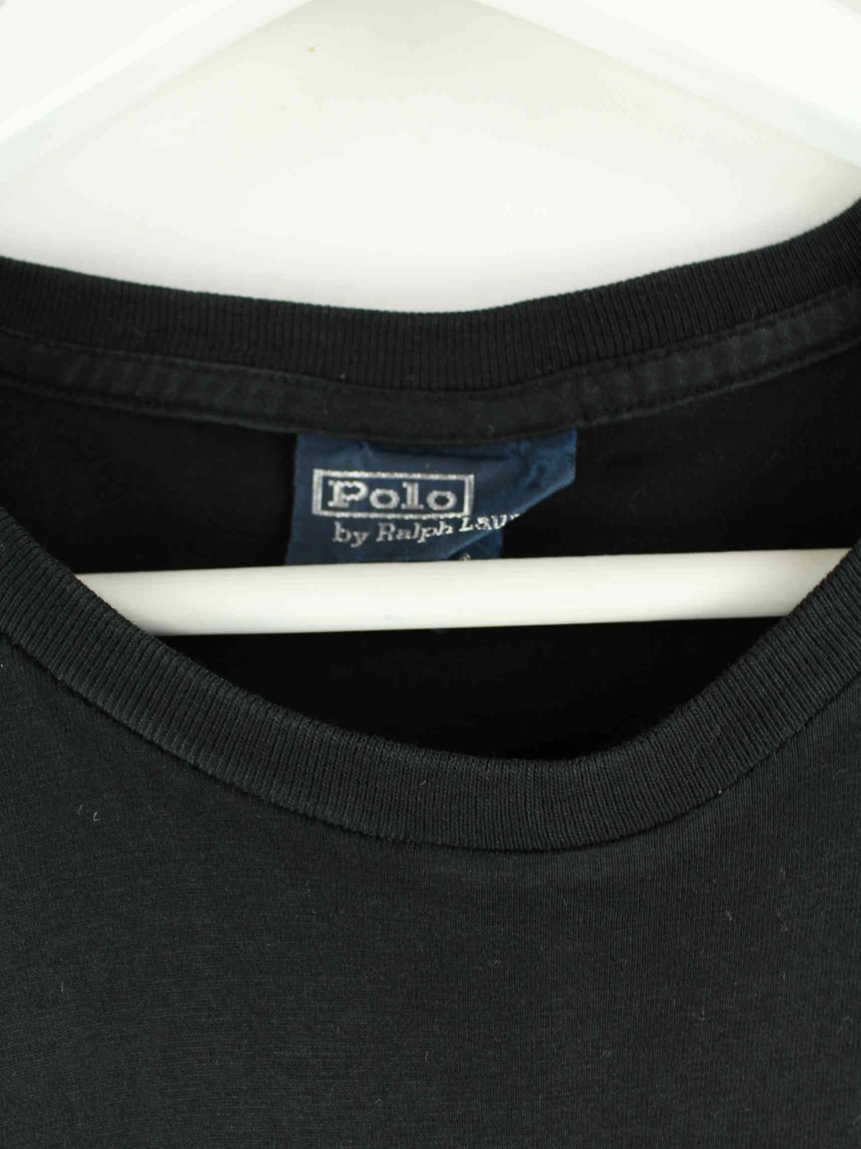 Ralph Lauren y2k Basic T-Shirt Schwarz M (detail image 2)