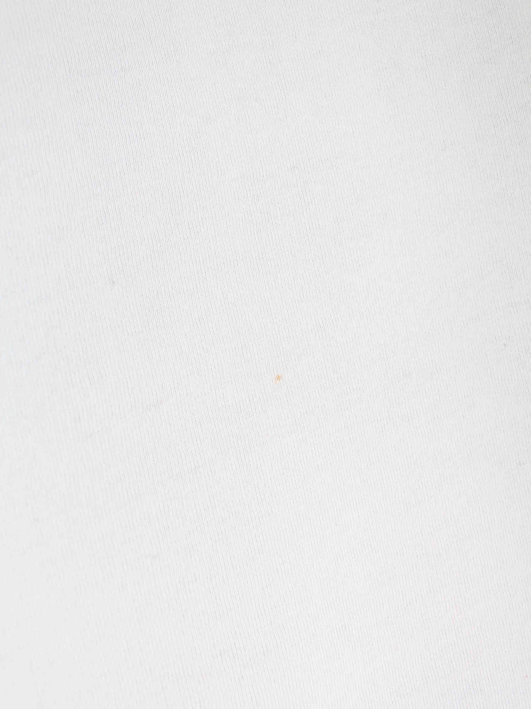 Vintage 90s Cleveland Print Sweater Weiß L (detail image 7)